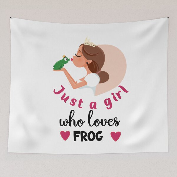 Item preview, Just a girl who loves frogs designed and sold by Designhub14.