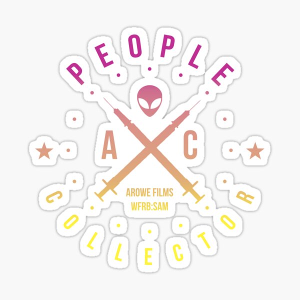 People Collector V3 Alien Sticker
