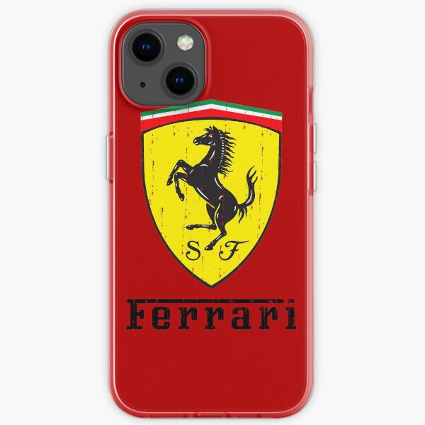 Vintage Ferrari-Autos iPhone Flexible Hülle