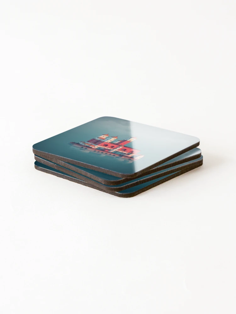 Thumbnail 4 of 5, Coasters (Set of 4), townscape designed and sold by powerpointer.