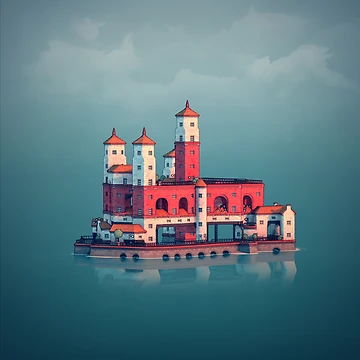 Artwork thumbnail, townscape by powerpointer