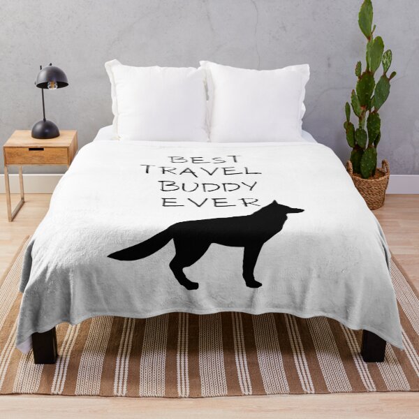 Aperçu de l'œuvre Meilleur compagnon de voyage de tous les temps - chien créée et vendue par BlueThrow.