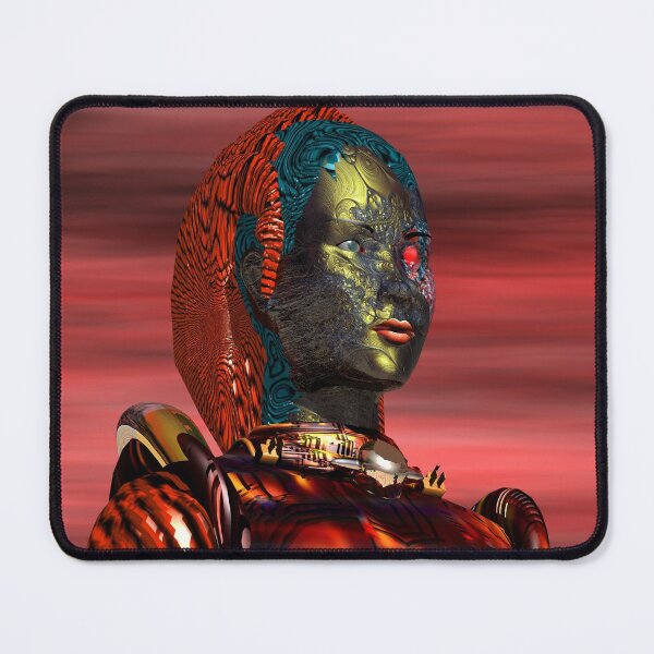Item preview, ARES RED CYBORG FROM HYPERION WORLD Sci-Fi Movie by Bulgan Lumini designed and sold by BulganLumini.