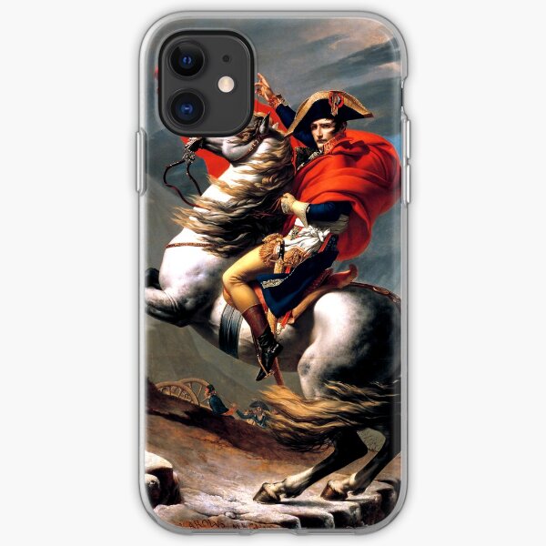 Bonaparte crossing the Great St. Bernard Jean louis David iPhone Soft Case
