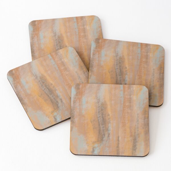Item preview, Lámina artística Acuarela de arte abstracto de terracota y naranja designed and sold by PrintsShopArt.