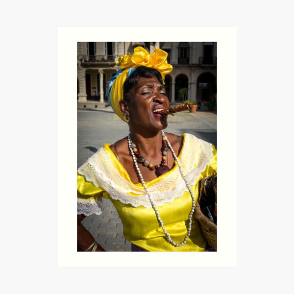 Girl from Havana Art Print