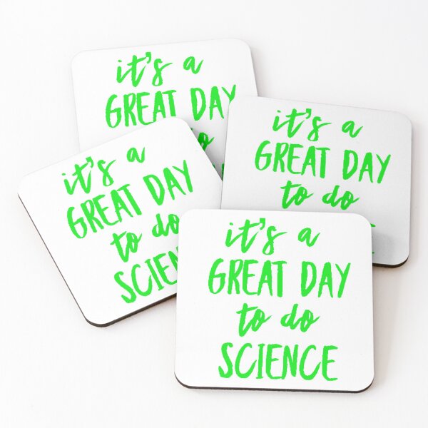Item preview, It’s a great day to do science in pink font on white background designed and sold by UncleStuScience.