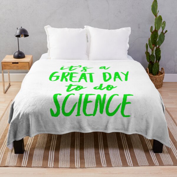 Item preview, It’s a great day to do science in pink font on white background designed and sold by UncleStuScience.
