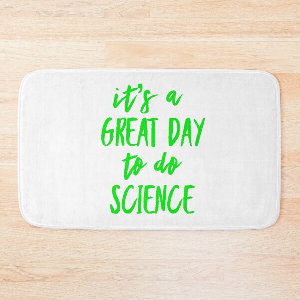 Item preview, It’s a great day to do science in pink font on white background designed and sold by UncleStuScience.