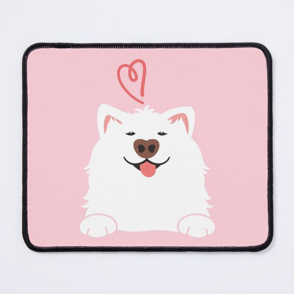 Item preview, LOVE Cute Samoyed Dog designed and sold by Lulupainting.