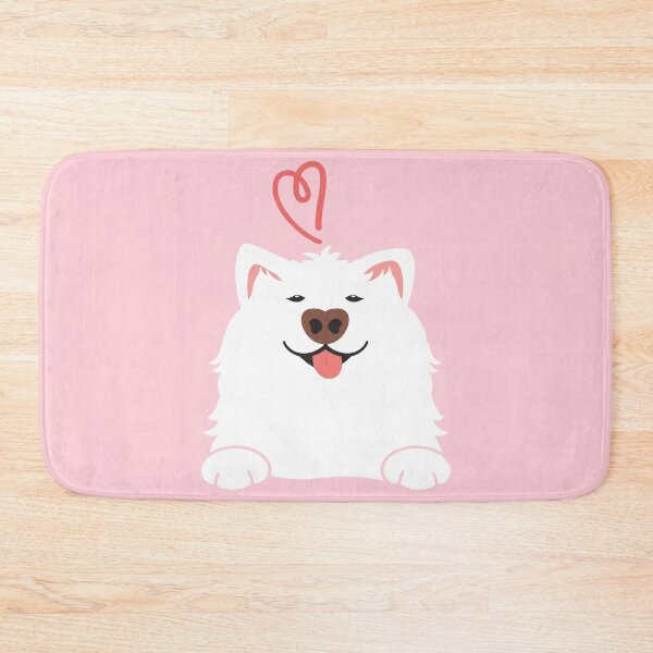Item preview, LOVE Cute Samoyed Dog designed and sold by Lulupainting.