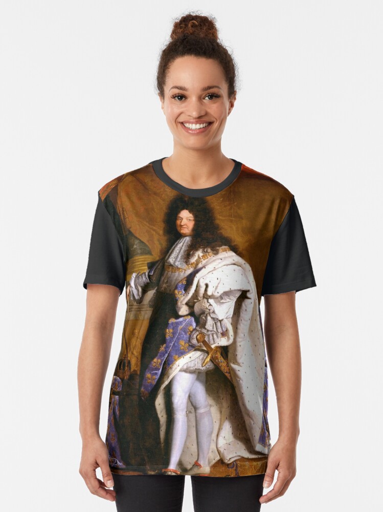 Portrait of Louis XIV Full Sleeve Art T-shirt - Hyacinthe Rigaud