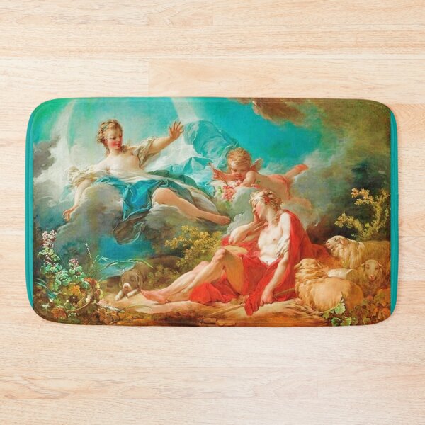 Item preview, Diana, virgin goddess of the hunt Rococo (made more vibrant) (Dianna and Endymion Fragonard 1732) designed and sold by CristalleLisa.
