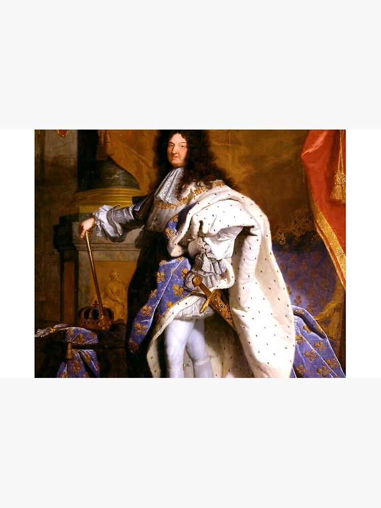 Hyacinthe Rigaud louis 14 Louis XIV King Sun Zipper Pouch by