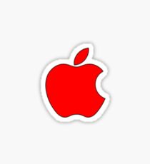 APPLE LOGO || RED Sticker