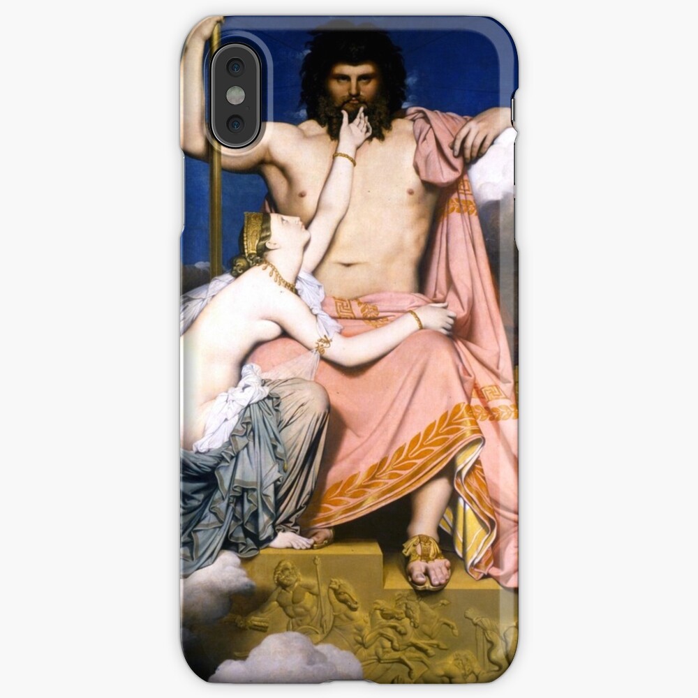 "Jupiter and Thetis Ingres" iPhone Case & Cover by