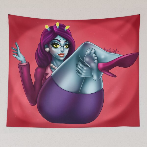 Item preview, Blue Alien Woman designed and sold by Nicole Reinhardt.