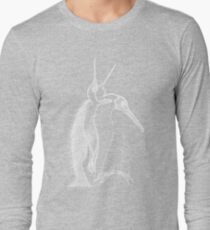 Scary penguin- white Long Sleeve T-Shirt