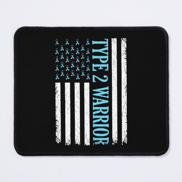 Item preview, Type 2 Warrior Diabetes Awareness Diabetic Gifts Men Women designed and sold by herwinv.