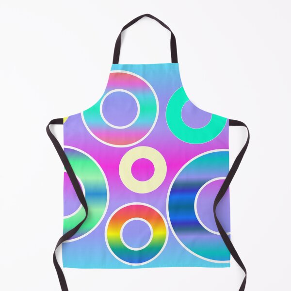 Item preview, Colorful Pink and Sky Blue Gradient Doughnut Design designed and sold by Suzzyrein.