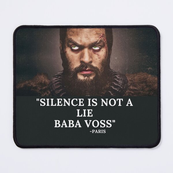 Item preview, SEE - BABA VOSS - SILENCE IS NOT A LIE BABA VOSS -T-SHIRTS -IPHONE CASES & WALL POSTERS designed and sold by Designerstown.