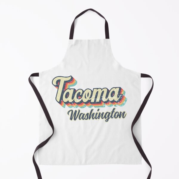 Item preview, Tacoma city Washington Retro Vintage 70s rainbow designed and sold by Teelogic.