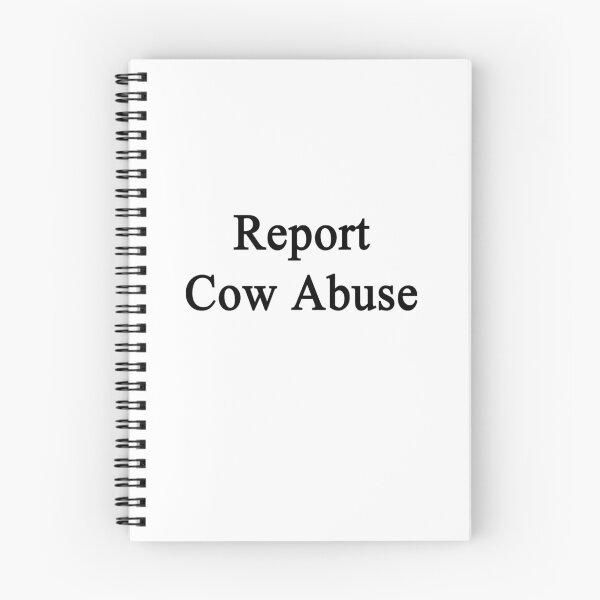 Item preview, Report Cow Abuse designed and sold by supernova23.