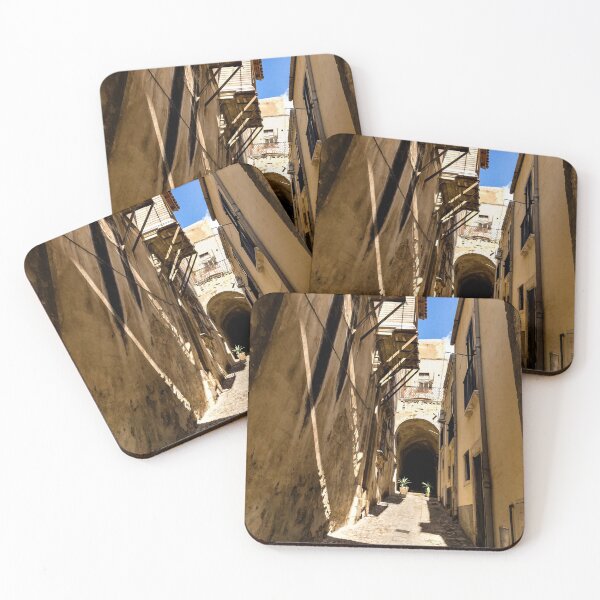 Item preview, Sharp Shadows Passageway - Old Town Noto, Sicily, Italy designed and sold by Georgia Mizuleva.