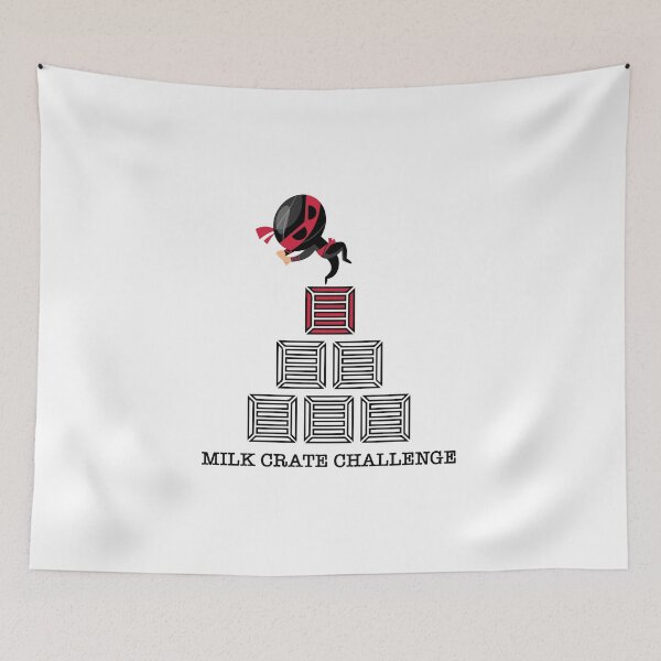 Item preview, Crate challenge, milk crate challenge, milk crate game, designed and sold by damithez.