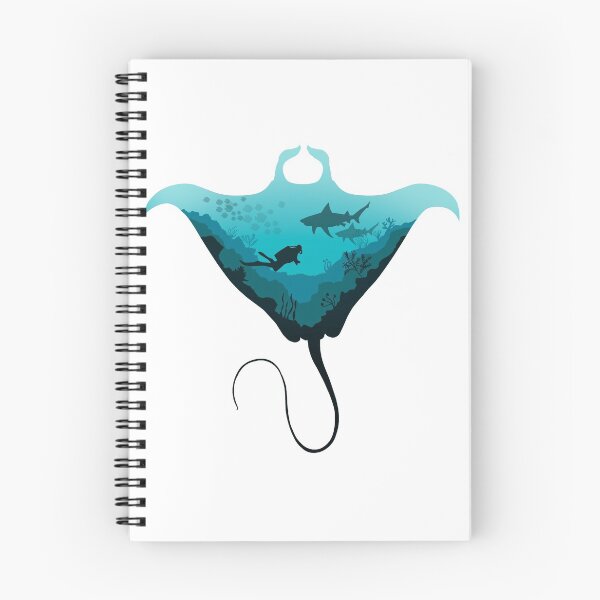 Item preview, Manta rays and diving designed and sold by landscapeworlds.