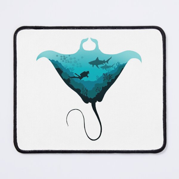 Item preview, Manta rays and diving designed and sold by landscapeworlds.