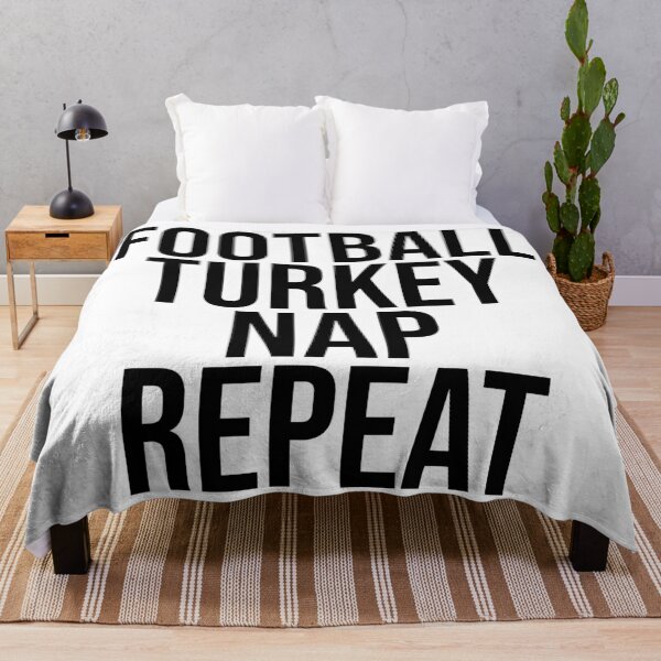 Item preview, Football Turkey Nap Repeat | typography designed and sold by rsty11.