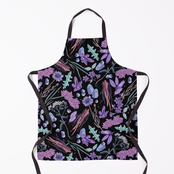 Item preview, Purple flowers and jewels. designed and sold by smalldrawing.