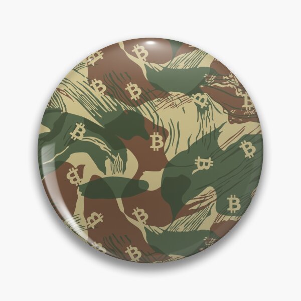 Item preview, Trazo de rodesia de camuflaje de Bitcoin designed and sold by arendbotha.