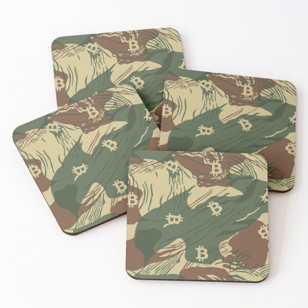 Item preview, Bitcoin Camouflage Rhodesian Brushstroke  designed and sold by arendbotha.