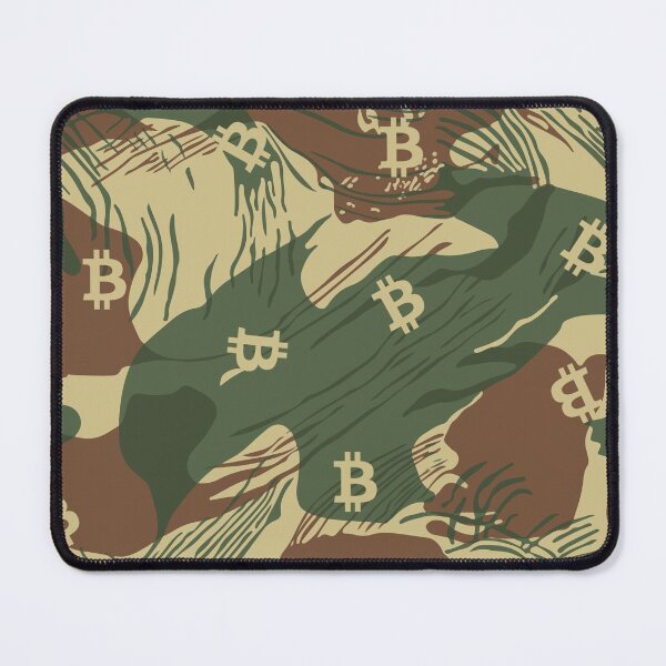 Item preview, Bitcoin Camouflage Rhodesian Brushstroke designed and sold by arendbotha.