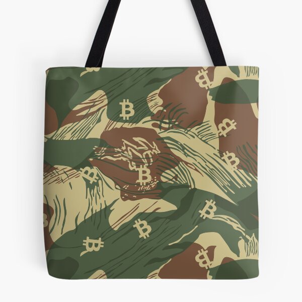 Item preview, Bitcoin Camouflage Rhodesian Brushstroke  designed and sold by arendbotha.