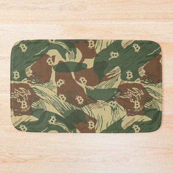 Item preview, Bitcoin Camouflage Rhodesian Brushstroke  designed and sold by arendbotha.
