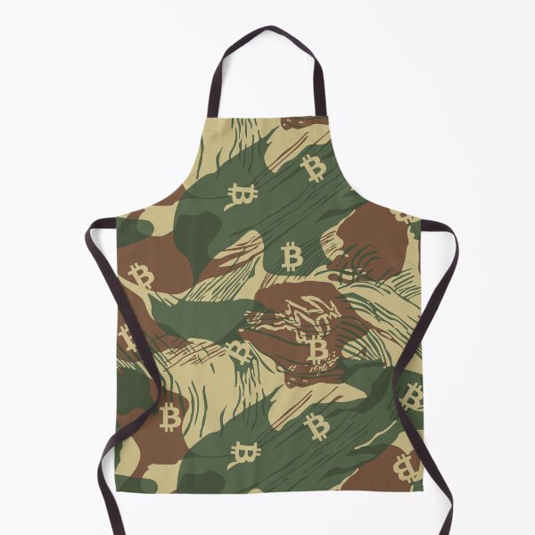Item preview, Bitcoin Camouflage Rhodesian Brushstroke designed and sold by arendbotha.