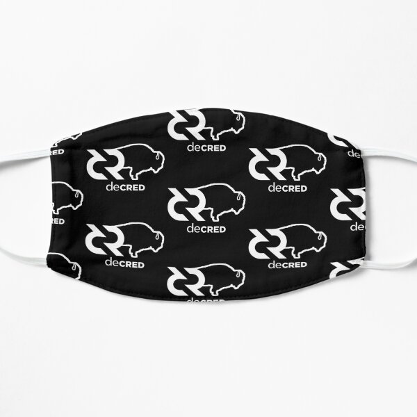 Decred Bison © v1 (Design timestamped by https://timestamp.decred.org/) Flat Mask