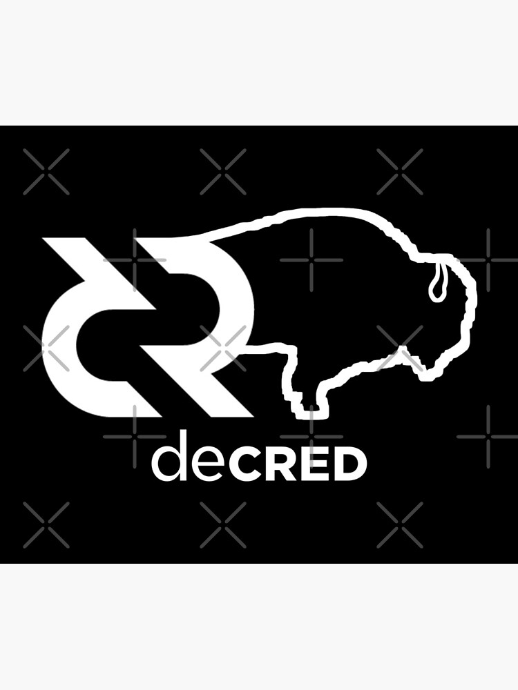 Thumbnail 5 of 5, Mouse Pad, Decred Bison © v1 (Design timestamped by https://timestamp.decred.org/) designed and sold by OfficialCryptos.