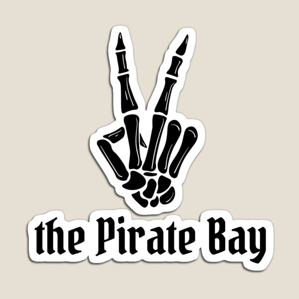 Aperçu de l'œuvre Le cadeau Pirate Bay pour ceux qui aiment les pirates créée et vendue par 77ART.