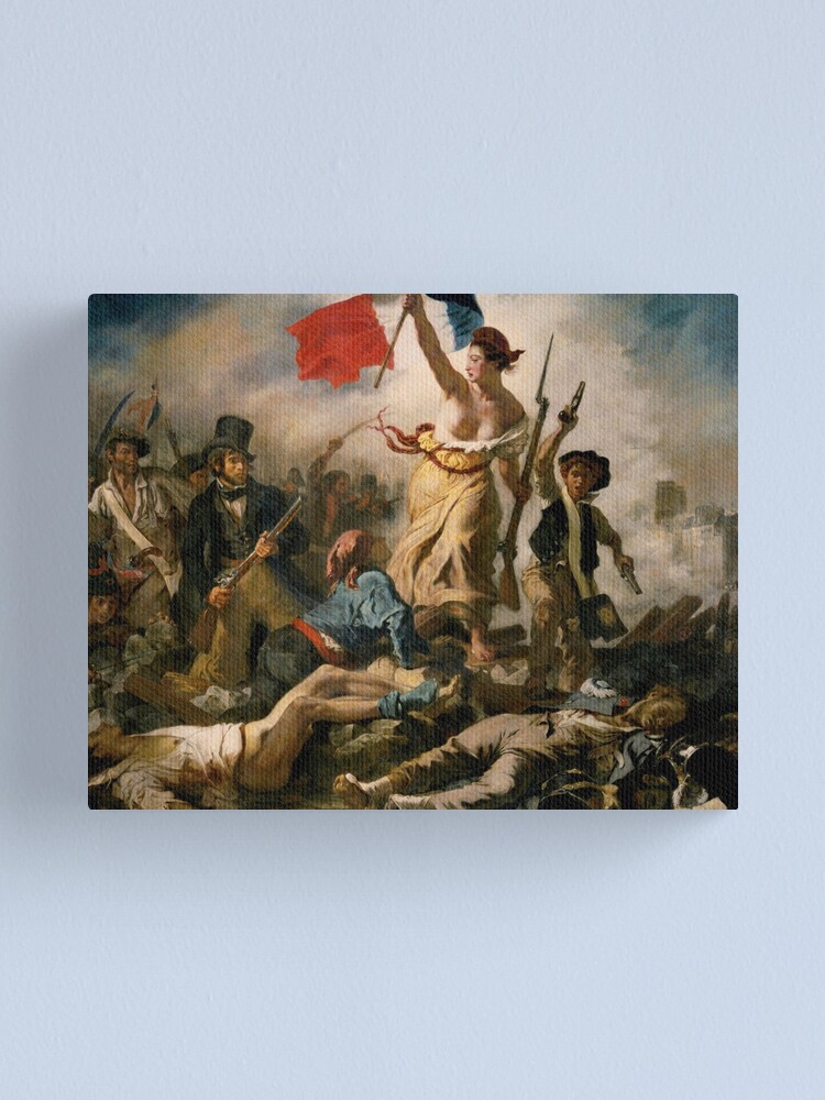 Liberty Leading The People French Revolution Eugene Delacroix 10x8 Inch Print
