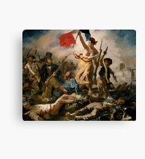Liberty guiding the people 'Eugène Delacroix Canvas Print