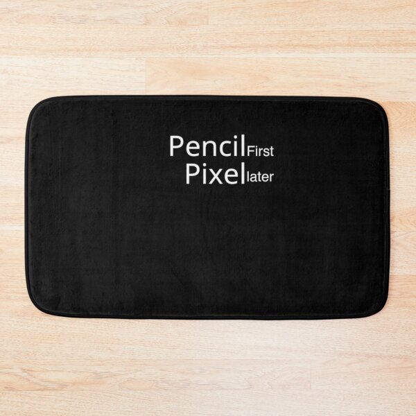 Item preview, Pencil first pixel later designed and sold by Yassinejayed.