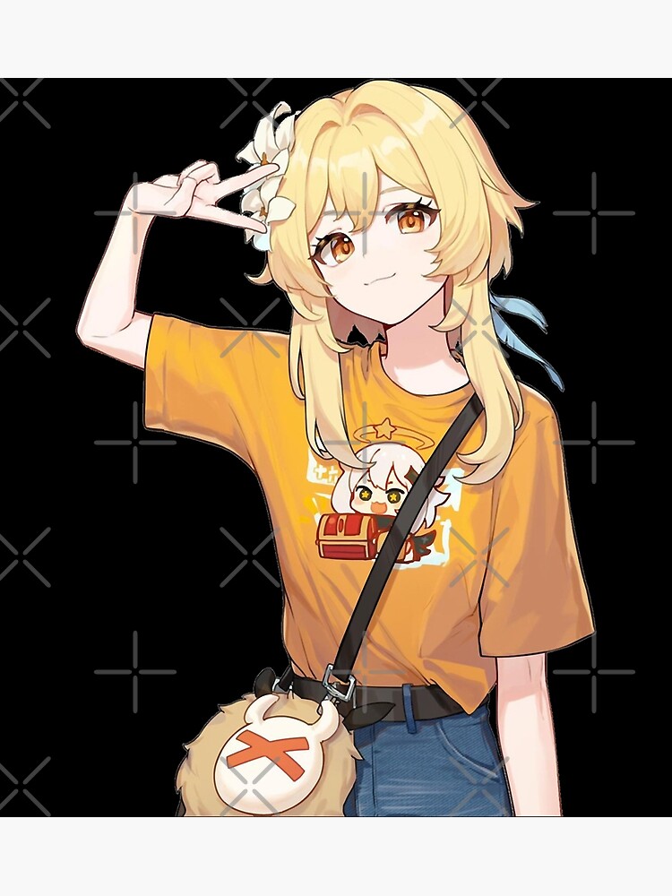 "Lumine Kazuha Genshin Impact Kaedehara Color Spatial" Poster von