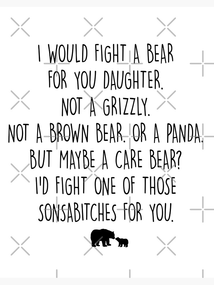 I Would Fight A Bear For You Sister Gifts' Mouse Pad