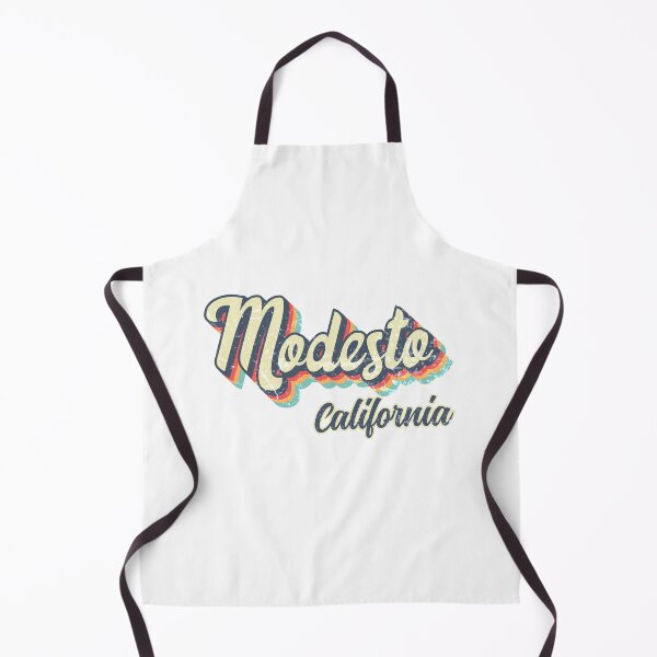 Item preview, Modesto city California Retro Vintage 70s rainbow designed and sold by Teelogic.