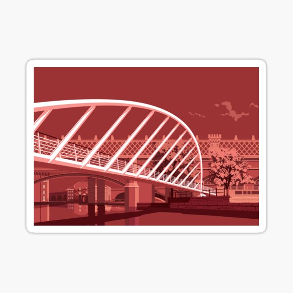 Merchants Bridge, Castlefield, Manchester Sticker