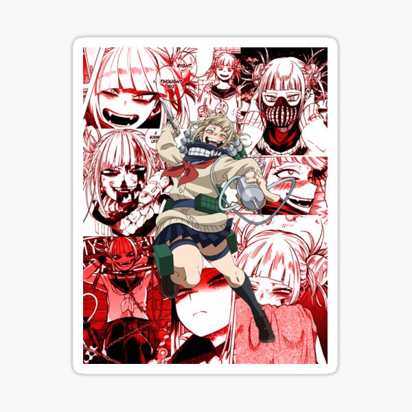 Himiko Toga Manga Collage Sticker